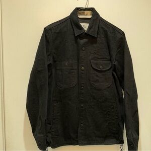 Rogue Territory RGT Men's Black Waxed Canvas Black Jacket Medium